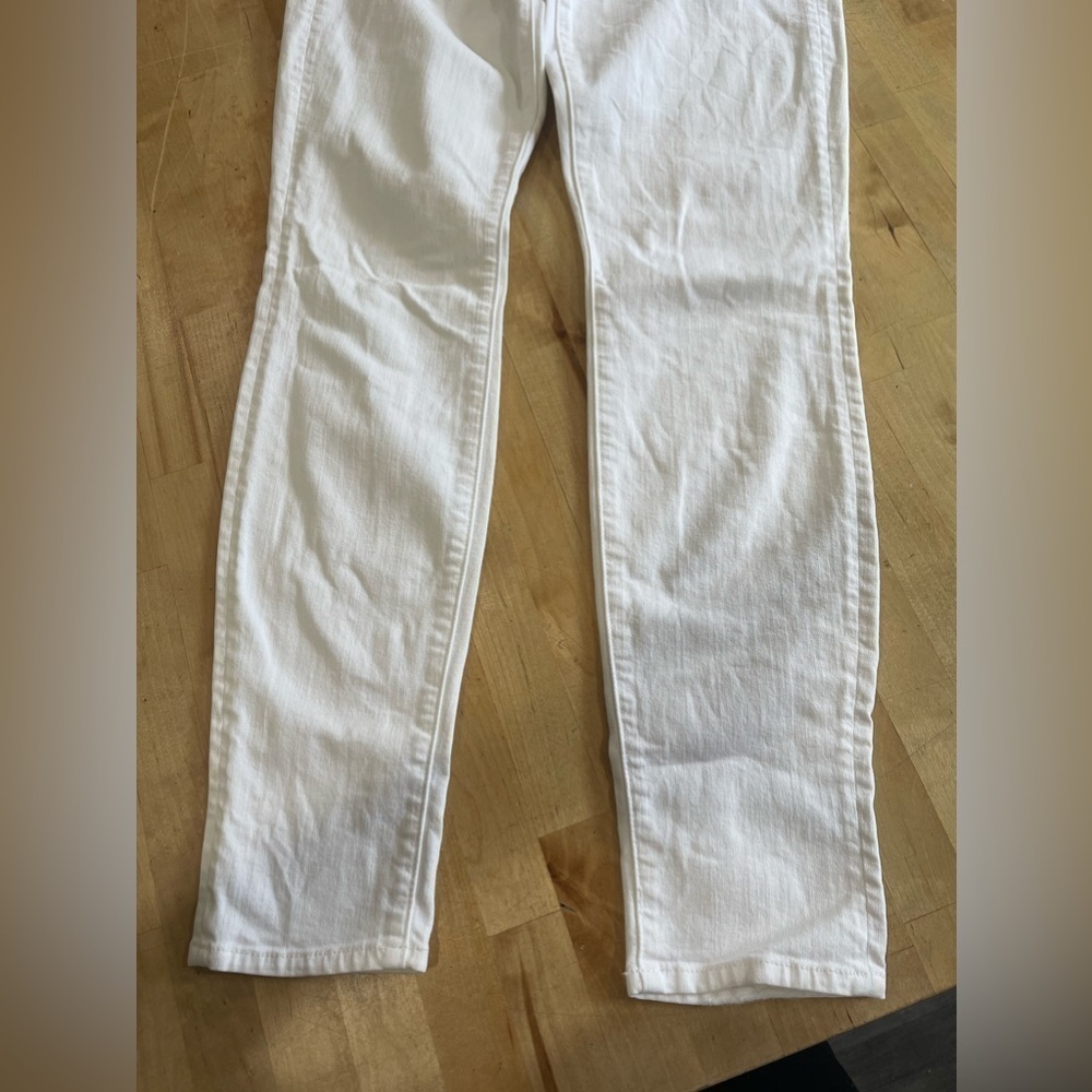 MOTHER The Looker Stayin' Alive High Waisted White Skinny Jeans size27 - Picture 7 of 14